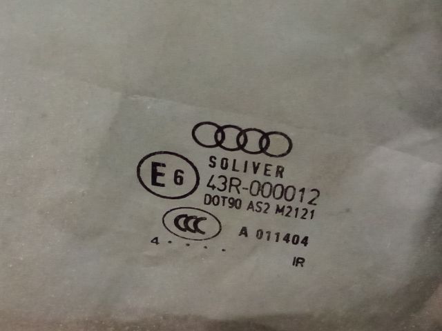 bontott AUDI A6 C6 Jobb hátsó Ablak