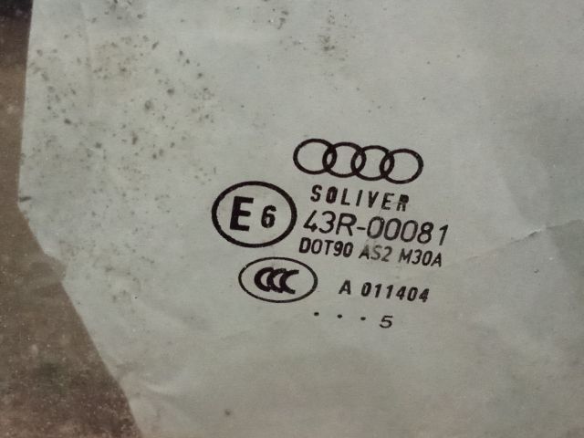 bontott AUDI A6 C6 Jobb hátsó Ablak