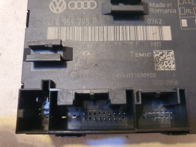 bontott AUDI A6 C6 Jobb hátsó Ajtó Vezérlőegység