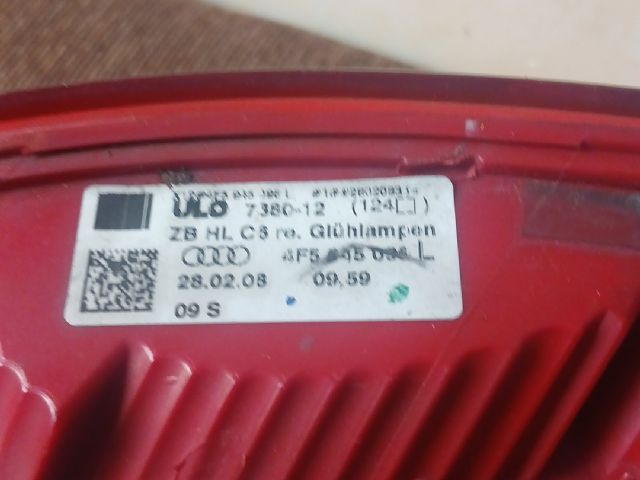 bontott AUDI A6 C6 Jobb Hátsó Lámpa