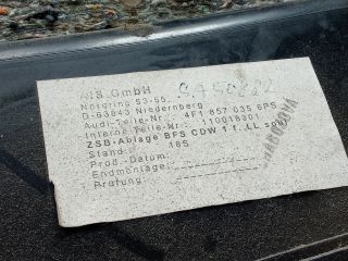 bontott AUDI A6 C6 Kesztyűtartó