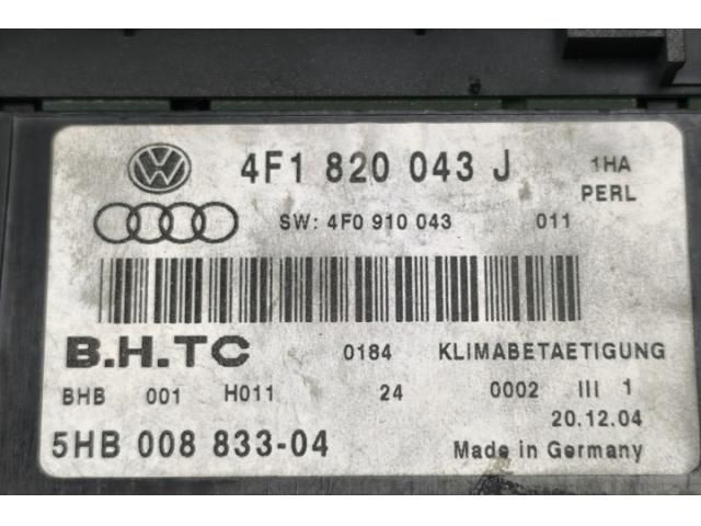 bontott AUDI A6 C6 Klíma Kapcsoló