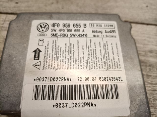 bontott AUDI A6 C6 Légzsák Elektronika