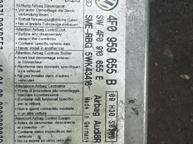 bontott AUDI A6 C6 Légzsák Elektronika