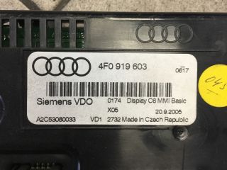 bontott AUDI A6 C6 Multifunkciós Kijelző