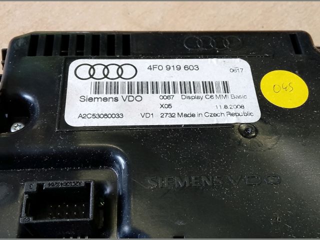 bontott AUDI A6 C6 Multifunkciós Kijelző