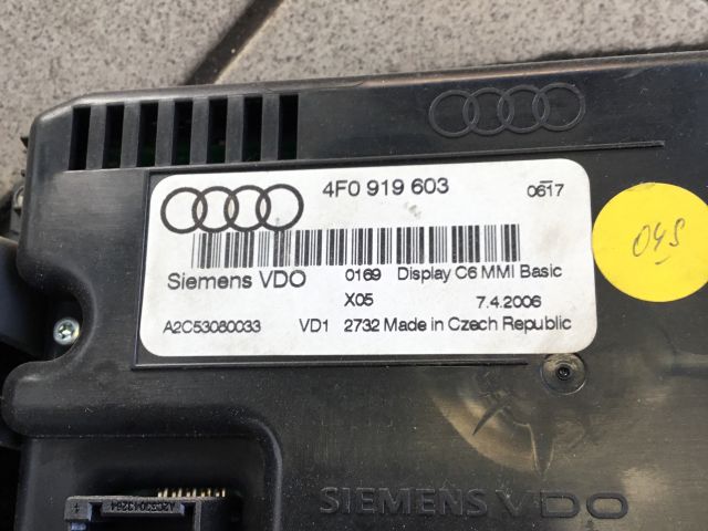 bontott AUDI A6 C6 Multifunkciós Kijelző