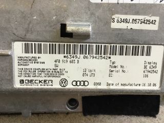 bontott AUDI A6 C6 Multifunkciós Kijelző