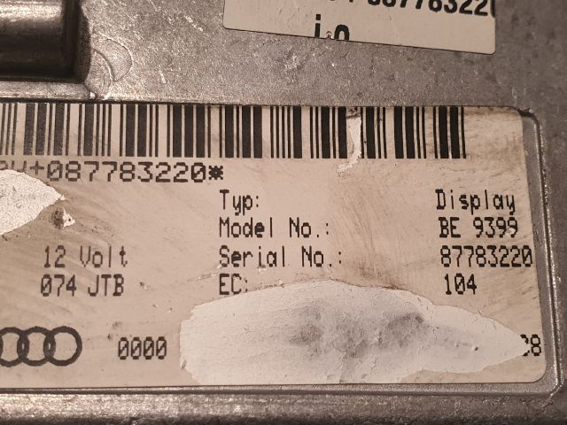 bontott AUDI A6 C6 Multifunkciós Kijelző