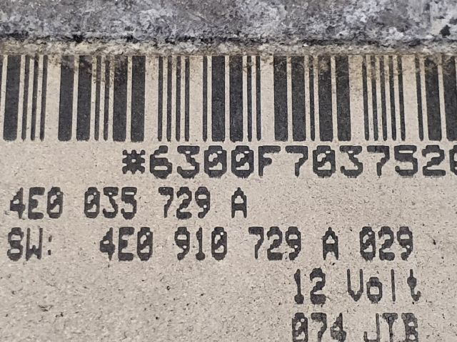 bontott AUDI A6 C6 Multimédia Vezérlő