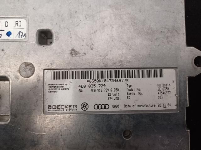 bontott AUDI A6 C6 Multimédia Vezérlő