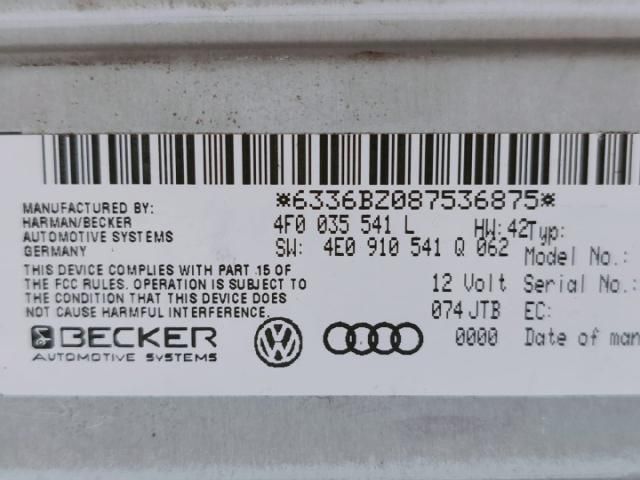 bontott AUDI A6 C6 Multimédia Vezérlő