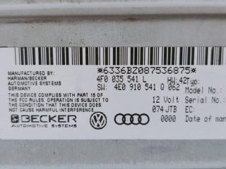 bontott AUDI A6 C6 Multimédia Vezérlő