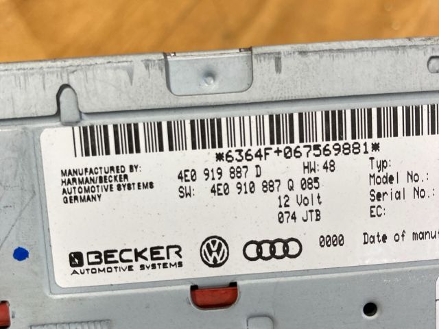 bontott AUDI A6 C6 Navigáció Elektronika