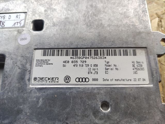 bontott AUDI A6 C6 Navigáció Elektronika