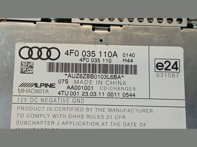 bontott AUDI A6 C6 Rádió / CD