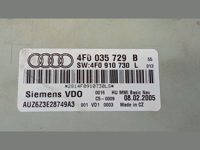 bontott AUDI A6 C6 Rádió / CD