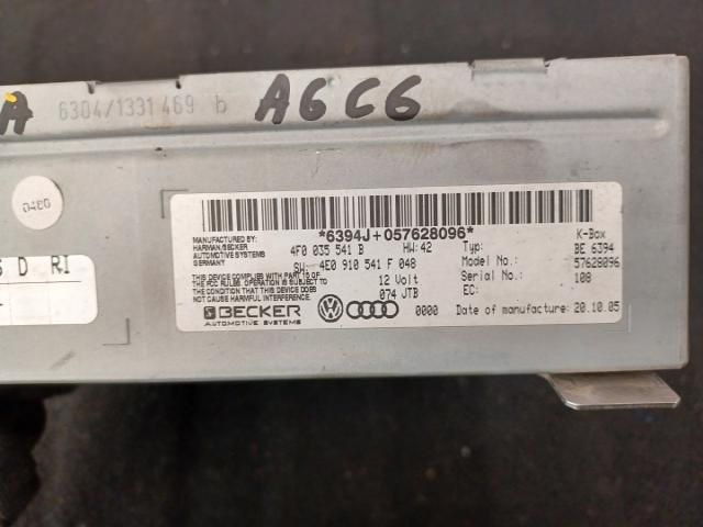 bontott AUDI A6 C6 Rádió / CD