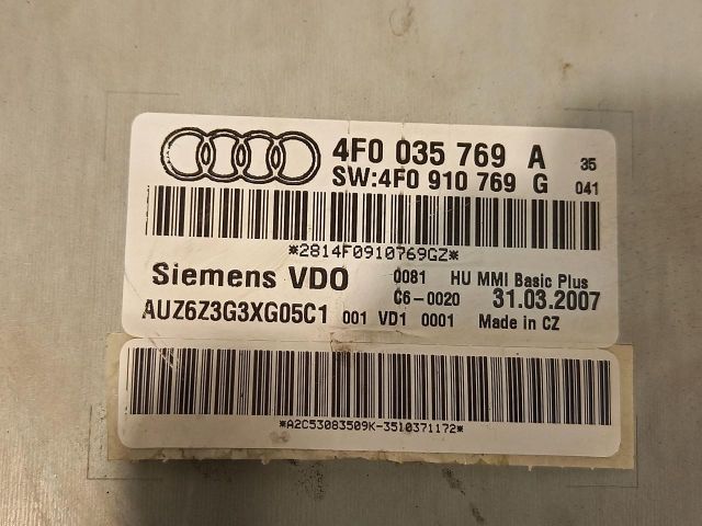 bontott AUDI A6 C6 Rádió / CD