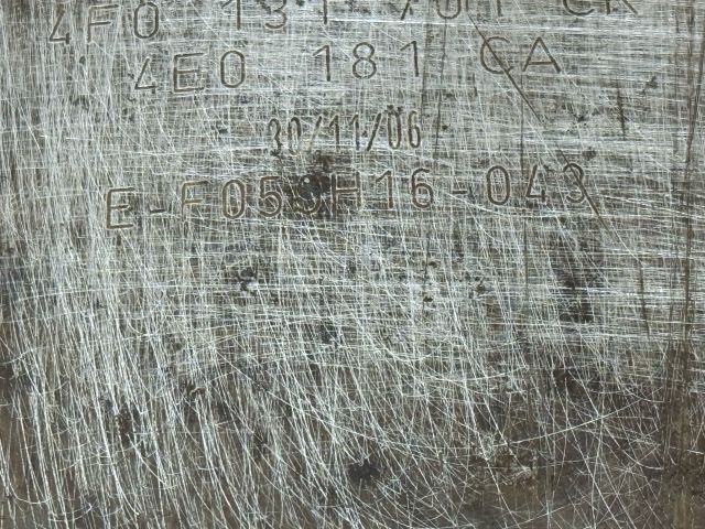 bontott AUDI A6 C6 Részecskeszűrő