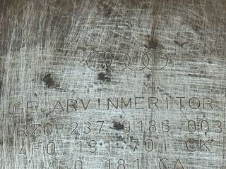 bontott AUDI A6 C6 Részecskeszűrő