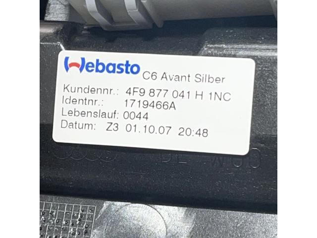 bontott AUDI A6 C6 Tetőablak