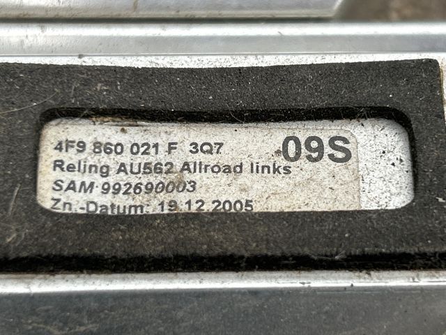 bontott AUDI A6 C6 Tetősín Pár