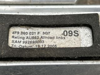 bontott AUDI A6 C6 Tetősín Pár