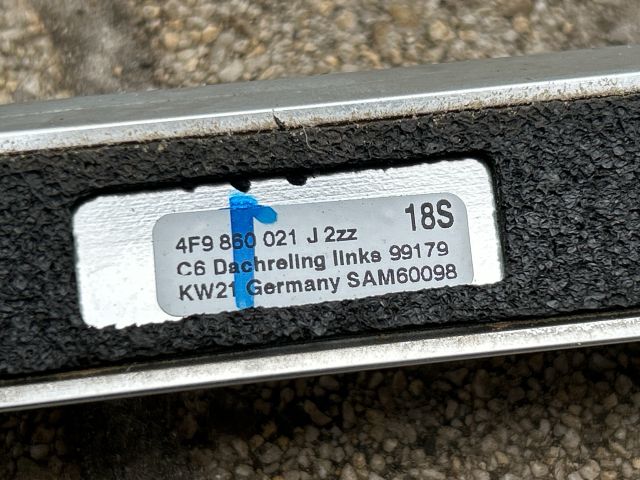 bontott AUDI A6 C6 Tetősín Pár