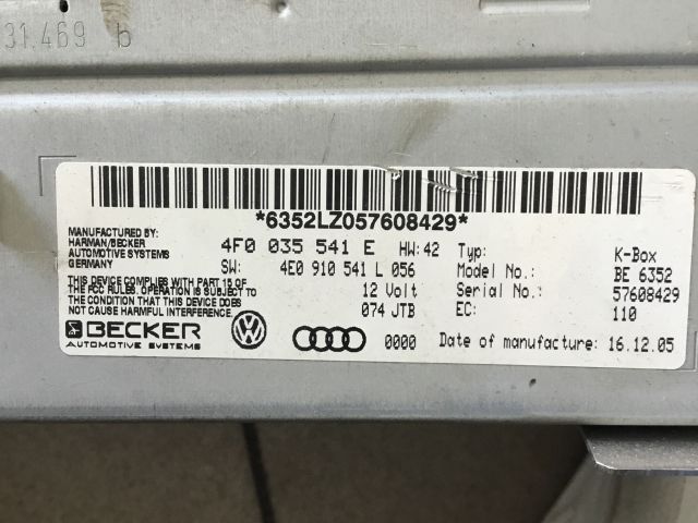 bontott AUDI A6 C6 Végfok