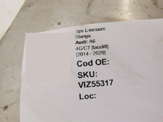 bontott AUDI A6 C7 Kipufogó Vég