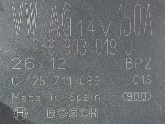 bontott AUDI A6 C7 Generátor