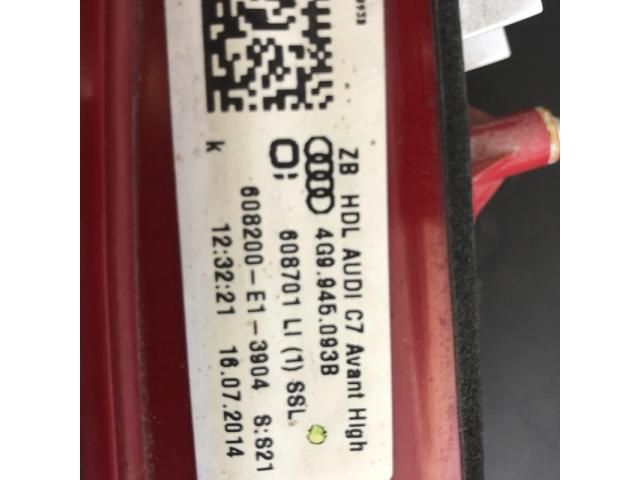 bontott AUDI A6 C7 Bal Belső Hátsó Lámpa