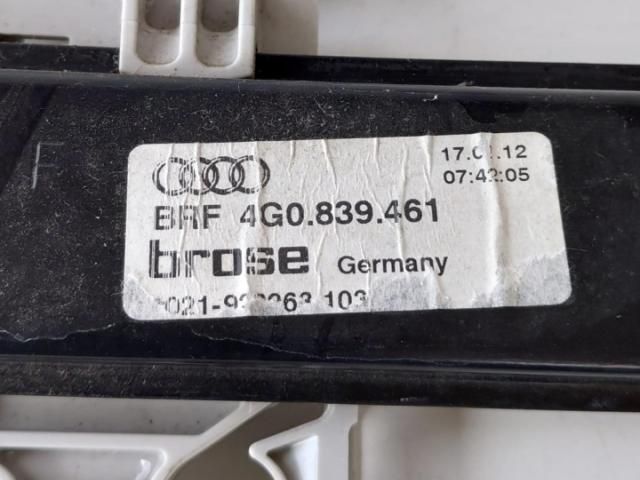 bontott AUDI A6 C7 Bal hátsó Ablakemelő Szerkezet (Elektromos)