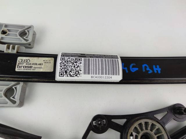 bontott AUDI A6 C7 Bal hátsó Ablakemelő Szerkezet (Elektromos)