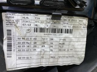 bontott AUDI A6 C7 Bal hátsó Ajtó Kárpit