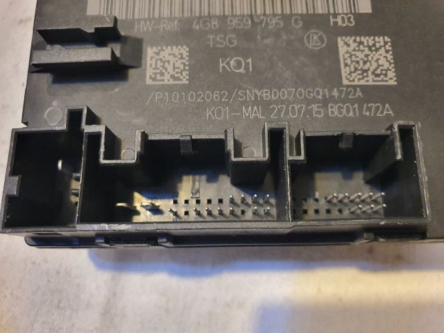 bontott AUDI A6 C7 Bal hátsó Ajtó Vezérlőegység