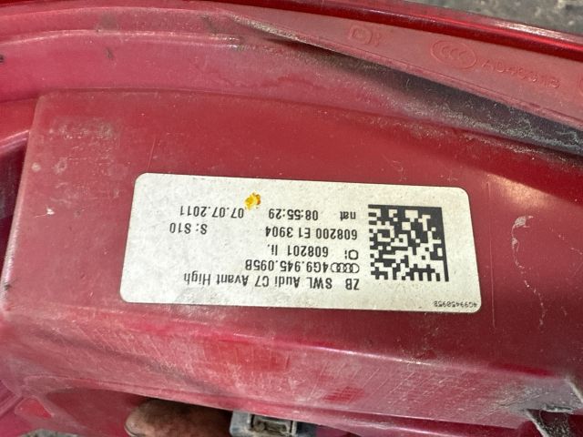 bontott AUDI A6 C7 Bal Külső Hátsó Lámpa