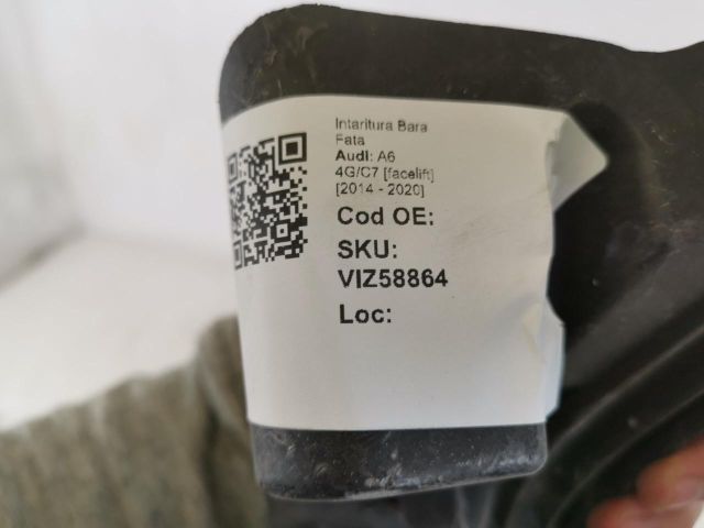 bontott AUDI A6 C7 Első Lökhárító Merevítő (Fém)