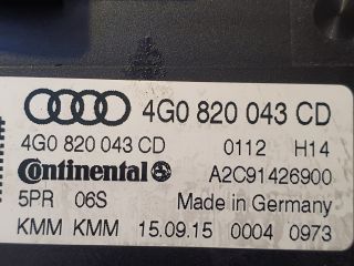 bontott AUDI A6 C7 Fűtéskapcsoló (digit klímás)