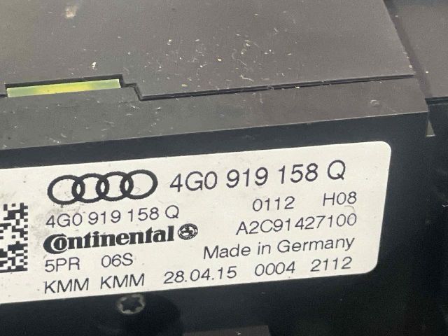 bontott AUDI A6 C7 Fűtéskapcsoló