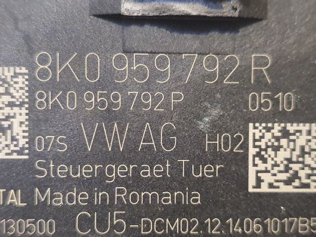 bontott AUDI A6 C7 Jobb első Ajtó Vezérlőegység