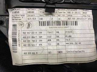 bontott AUDI A6 C7 Jobb hátsó Ajtó Kárpit