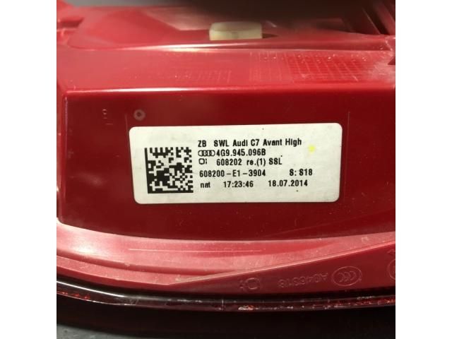 bontott AUDI A6 C7 Jobb Külső Hátsó Lámpa