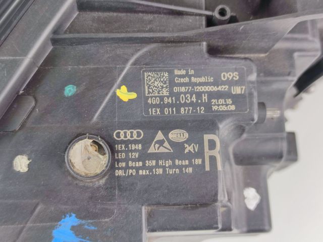 bontott AUDI A6 C7 Jobb Ledes Fényszóró