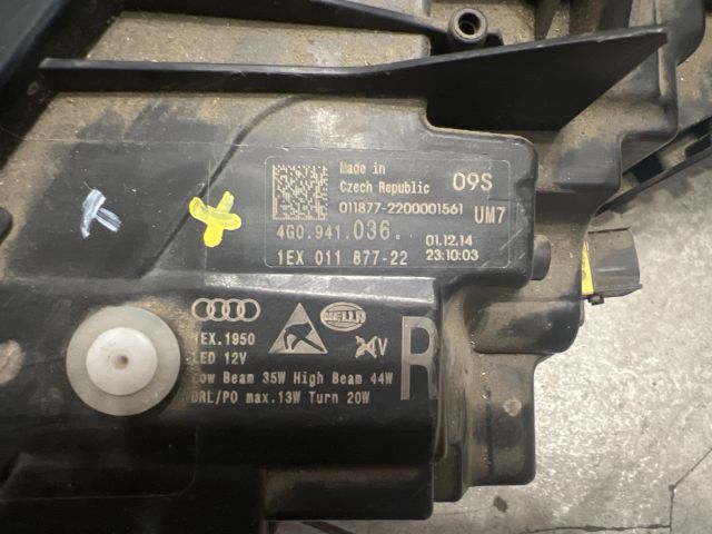 bontott AUDI A6 C7 Jobb Ledes Fényszóró