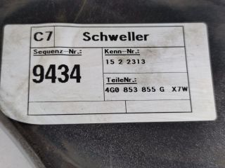 bontott AUDI A6 C7 Küszöb Burkolat