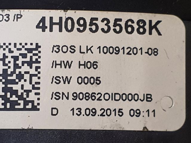 bontott AUDI A6 C7 Légzsák Átvezető Szalagkábel