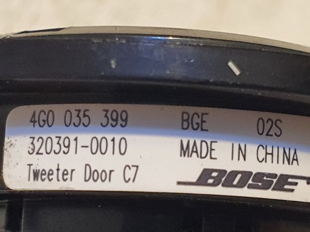 bontott AUDI A6 C7 Magassugárzó Hangszóró