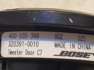 bontott AUDI A6 C7 Magassugárzó Hangszóró